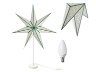 Stolná lampa IKEA STRALA Vianočná hviezda