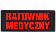 Znak záchranára FLUO na suchý zips 13 x 5cm Znak záchranára FLUO na suchý zips 13 x 5cm