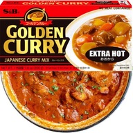 Japonské originálne zlaté kari EXTRA PÁLIE Veľmi pikantné 12 porcií 220 g S&B Japonské originálne zlaté kari EXTRA PÁLIE Veľmi pikantné 12 porcií 220 g S&B