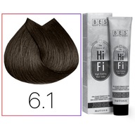 BES Hi-Fi Color krém na farbenie vlasov 6.1 Tmavá popolavá blond 100ml BES Hi-Fi Color krém na farbenie vlasov 6.1 Tmavá popolavá blond 100ml
