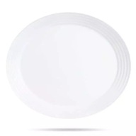 Veľký oválny tanier, biely, 33x28cm, Harena Luminarc