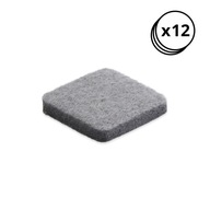 12 KS PLSTENÉ PODLOŽKY PRE STOLIČKY, NOHY NÁBYTKU, 28x28 12 KS PLSTENÉ PODLOŽKY PRE STOLIČKY, NOHY NÁBYTKU, 28x28
