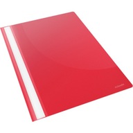 Mäkká zložka na dokumenty A4, 25 kusov, červená ESSELTE