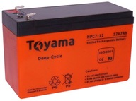 Gélová batéria Toyama NPC 9 12V 9 Ah Deep Cycle