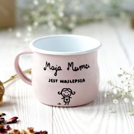 Smaltovaný hrnček pre mamu, darček ku Dňu matiek Smaltovaný hrnček pre mamu, darček ku Dňu matiek