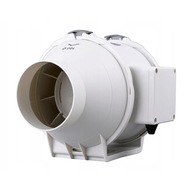 Potrubný ventilátor TB 125 DVOJPÓLOVÝ Tiché Efektívne Guličkové ložiská