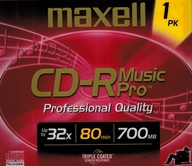 Maxell Music CD-R Audio PRO 1ks Cyanine JAPAN TY