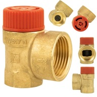 BEZPEČNOSTNÝ VENTIL PRE ÚSTREDNÉ VYKUROVANIE MS 1,5 bar GW 3/4" x 1" GW MOSAZ AFRISO 42 BEZPEČNOSTNÝ VENTIL PRE ÚSTREDNÉ VYKUROVANIE MS 1,5 bar GW 3/4" x 1" GW MOSAZ AFRISO 42