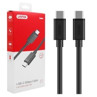 Kábel UNITEK kábel 2x USB-C, Data, Video 4K 60Hz Kábel UNITEK kábel 2x USB-C, Data, Video 4K 60Hz
