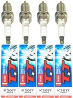 4 DENSO K20TT ZAPAĽOVACIE SVIEČKY SADA LPG BENZÍN 4 DENSO K20TT ZAPAĽOVACIE SVIEČKY SADA LPG BENZÍN