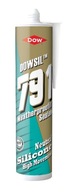 DOW 791 Poveternostným vplyvom fasádny silikón Sivý 310ml DOW 791 Poveternostným vplyvom fasádny silikón Sivý 310ml