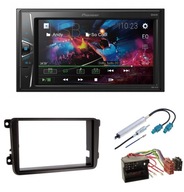 Pioneer DMH-G120 Rádio 2DIN LCD VW Caddy Golf V VI Passat B6 T5 Multivan