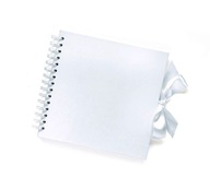 Biely dekoračný albumový papier 205x205 mm 35 listov