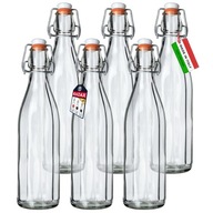 SKLENENÁ FĽAŠA NA LIKÉROVÉ VÍNO UZÁVOR 1L 6ks SKLENENÁ FĽAŠA NA LIKÉROVÉ VÍNO UZÁVOR 1L 6ks