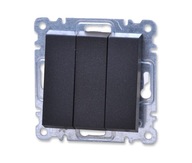 HAGER LUMINA WL0073 3-KĽÚČOVÝ TROJSPÍNAČ HAGER LUMINA WL0073 3-KĽÚČOVÝ TROJSPÍNAČ