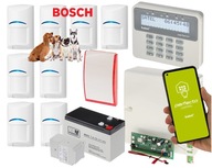 SATEL PERFECTA Alarm System 8x BOSH GSM GPRS PUSH SMS detektory APLIKÁCIA
