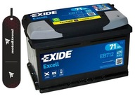 EXIDE EXCELL P + 71AH / 670A EB712 BATÉRIA