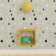 Nástenná závesná polica YELLOW CUB na dekorácie 30 x 30 x 15 žltá Nástenná závesná polica YELLOW CUB na dekorácie 30 x 30 x 15 žltá