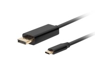 Kábel USB-C(M)->Displayport(M) 1M 4K 60HZ Kábel USB-C(M)->Displayport(M) 1M 4K 60HZ