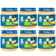 GERBER Jemný banán po 4 mesiacoch - 125 g GERBER Jemný banán po 4 mesiacoch - 125 g