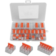 Pákové rýchlospojky 2x4mm 3x4mm 5x4mm sada 55 kusov Pákové rýchlospojky 2x4mm 3x4mm 5x4mm sada 55 kusov