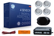 Parkovací senzor - CP17 18mm bzučiak 4X strieborný Parkovací senzor - CP17 18mm bzučiak 4X strieborný