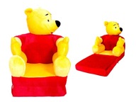 Žltá plyšová detská stolička Winnie Žltá plyšová detská stolička Winnie