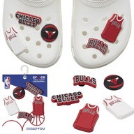 CROCS JIBBITZ SHOES PIN SADA 5 BÝKOV NBA CHICAGO CROCS JIBBITZ SHOES PIN SADA 5 BÝKOV NBA CHICAGO