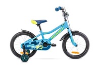 Detský bicykel 16' ROMET TOM modro-zelený R22