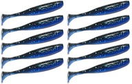 Keitech Easy Shiner 3' 7cm Black Blue 413 / 10 ks.