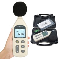 Sonometer merač intenzity zvuku, merač hluku, profesionálny LCD decibel meter