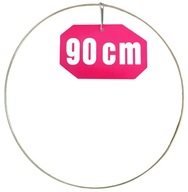 ZLATÝ MATNÝ prsteň/ráfik na lapače snov/makramé 90cm ZLATÝ MATNÝ prsteň/ráfik na lapače snov/makramé 90cm