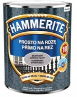 Hammerite rovný na hrdze HAMMER SILVER GRY 0,25L