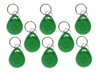 RFID Unique ID Keychain 125kHz EM4100 zelená 100ks RFID Unique ID Keychain 125kHz EM4100 zelená 100ks