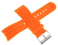 ORANŽOVÝ SILIKÓNOVÝ REMÍN NA HODINKY NAUTICA A18723G 24 mm ORANŽOVÝ SILIKÓNOVÝ REMÍN NA HODINKY NAUTICA A18723G 24 mm