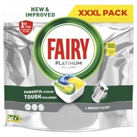 Fairy Platinum Lemon All In One tablety do umývačky riadu, 100 ks
