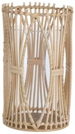 Dekoratívna bambusová lucerna na sviečkach