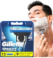 Náhradné vložky čepele Gillette Mach3 Turbo (12 ks) Náhradné vložky čepele Gillette Mach3 Turbo (12 ks)