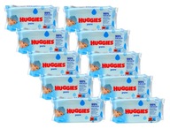 Vlhčené obrúsky HUGGIES PURE 10 X 56 ks DE Vlhčené obrúsky HUGGIES PURE 10 X 56 ks DE
