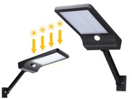 Ploché solárne LED nástenné svetlomet + detektor Ploché solárne LED nástenné svetlomet + detektor