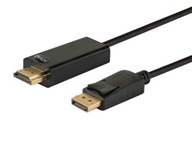 DisplayPort (M) - HDMI (M) kábel 1,5 m, CL-56