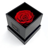 Kvetináč červený REAL Eternal Rose vonia