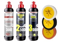 Pasty Menzerna SHCC300 + MCP2500 + FF3000 + 3 špongie Pasty Menzerna SHCC300 + MCP2500 + FF3000 + 3 špongie
