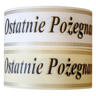 Shake Ribbon Posledné rozlúčka 5 cm/45 m biela Shake Ribbon Posledné rozlúčka 5 cm/45 m biela