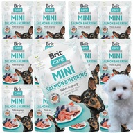 BRIT CARE MINI POUCH SALMON & HERRING krmivo pre psov losos a sleď 12 x 85G BRIT CARE MINI POUCH SALMON & HERRING krmivo pre psov losos a sleď 12 x 85G