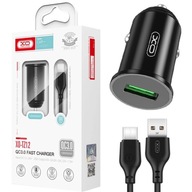 XO QC 3.0 18W autonabíjačka + USB-C kábel XO QC 3.0 18W autonabíjačka + USB-C kábel