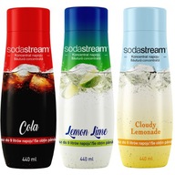 SODASTREAM COLA koncentrát + CITRÓN-LIMETKA + LIMONÁDA SODASTREAM COLA koncentrát + CITRÓN-LIMETKA + LIMONÁDA