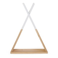 Childhome Drevená polica Teepee Natural White