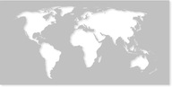 Mapa sveta - opakovane použiteľná maliarska šablóna