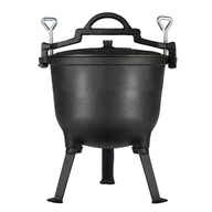 Liatinový kotlík, smaltovaný poľovnícky hrniec, 15l Liatinový kotlík, smaltovaný poľovnícky hrniec, 15l